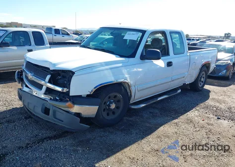 2005 Chevrolet Silverado 1500 Ls из США, поврежденный, VIN 1GCEC19T55Z153007
